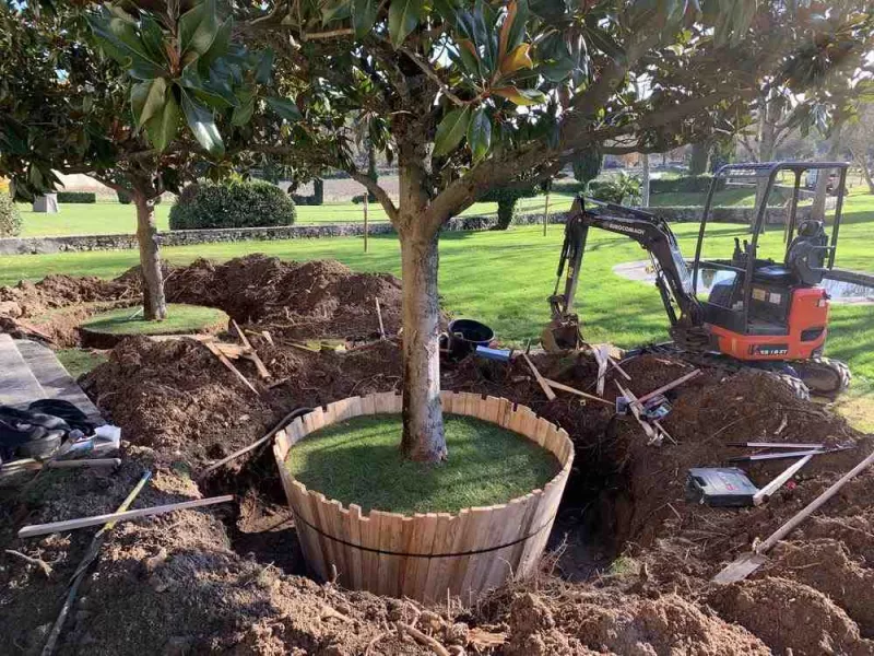 Création de jardin, Mougins, MANZONE