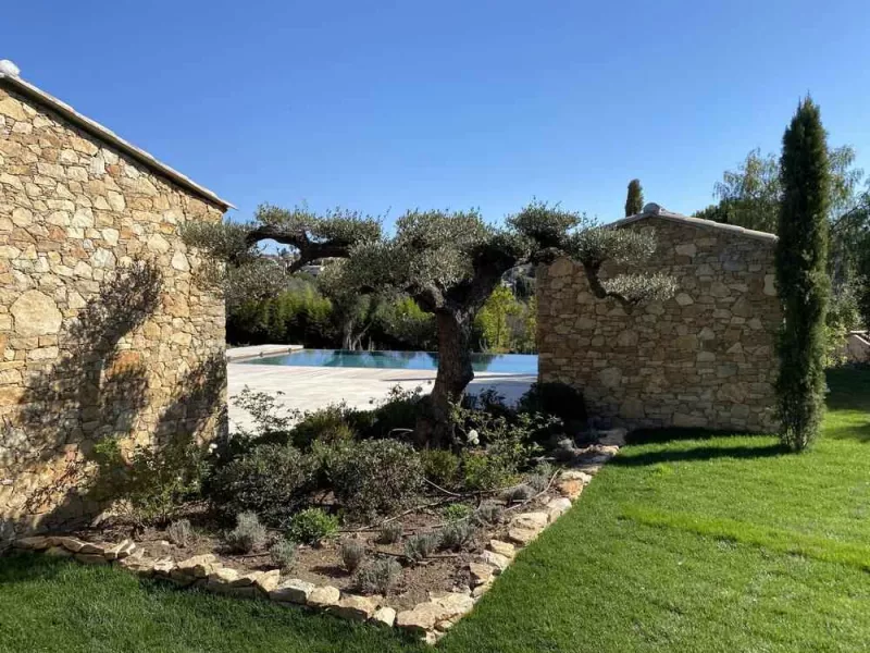 Création de jardin, Mougins, MANZONE