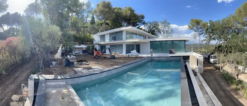 Création de jardin, Mougins, MANZONE