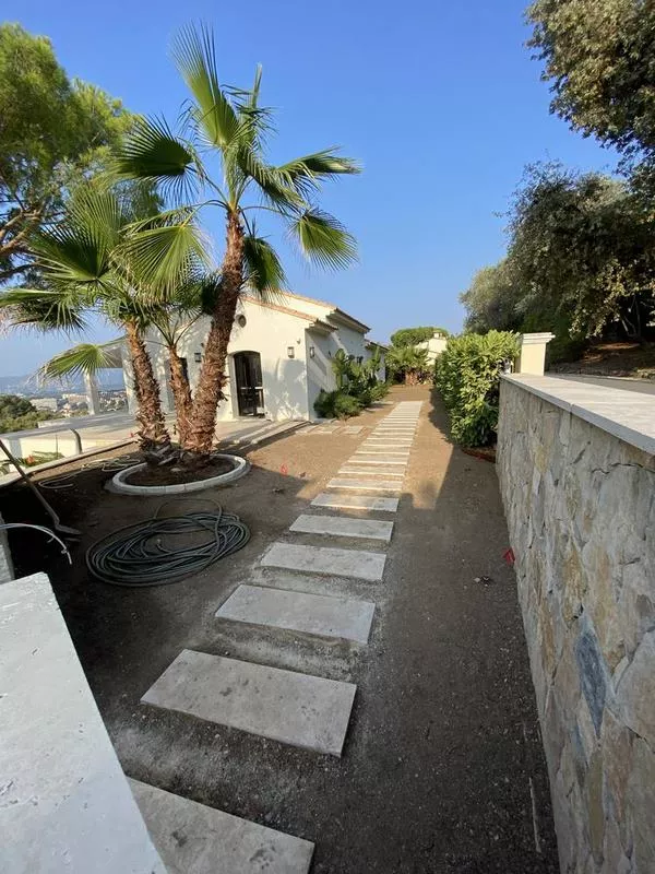 Création de jardin, Mougins, MANZONE