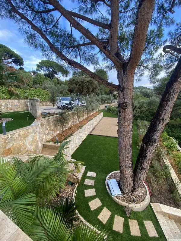 Création de jardin, Mougins, MANZONE