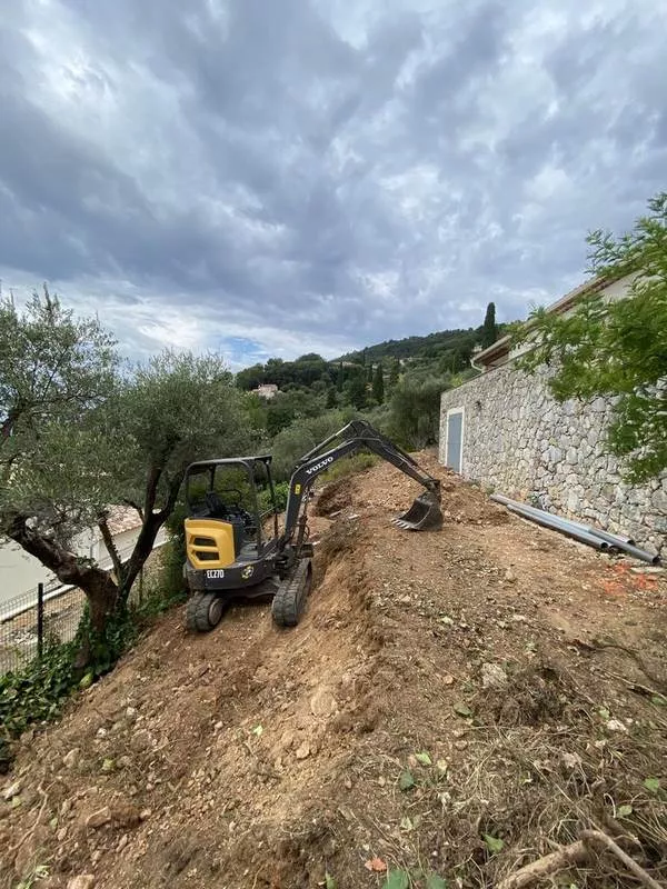Travaux de terrassement, Mougins, MANZONE